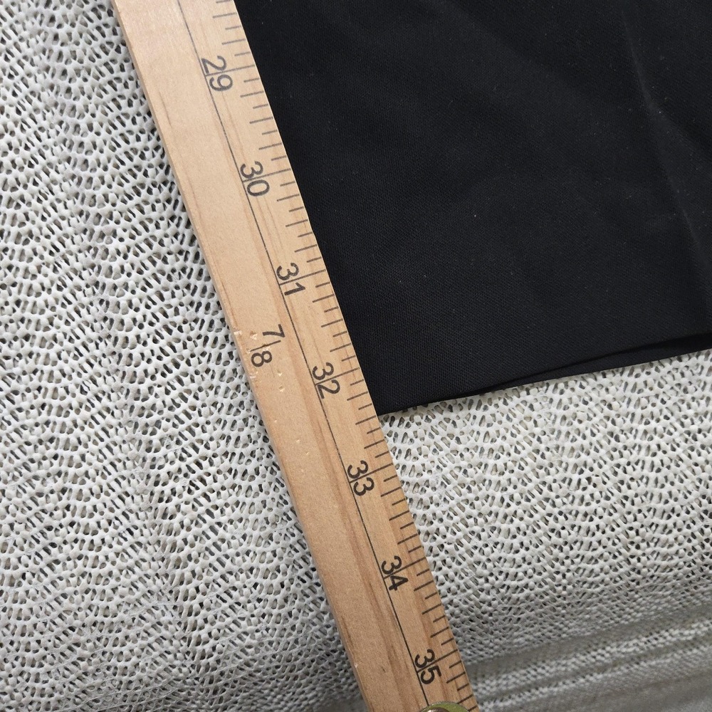 Calvin Klein Pants Womens 14 Black Wide Leg Dress Trousers D-Ring Waist Work - Picture 6 of 10
